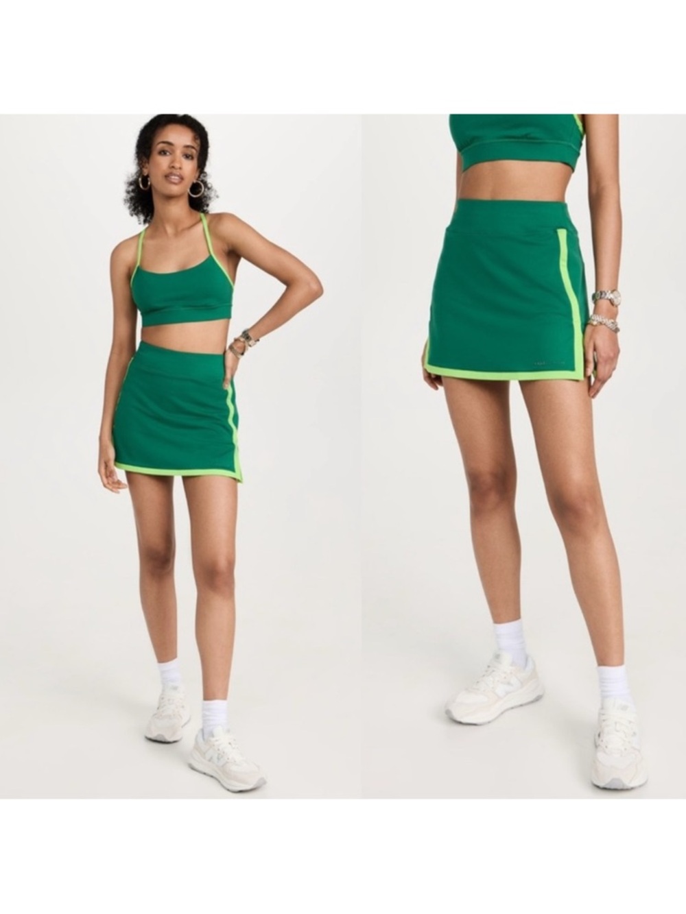 NWOT Outdoor Voices Kelly Green Mini Skort Size M